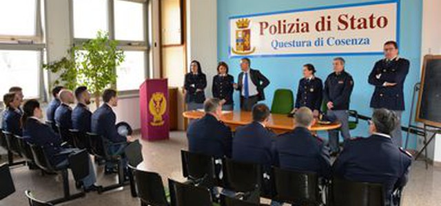 Nuovi arrivi alla Questura di Cosenza