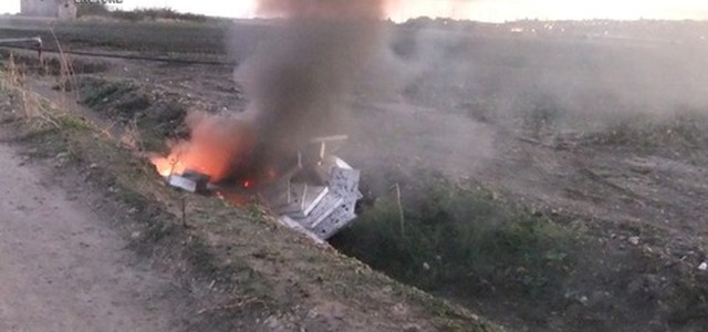 Brucia polistirolo in campagna, denunciato