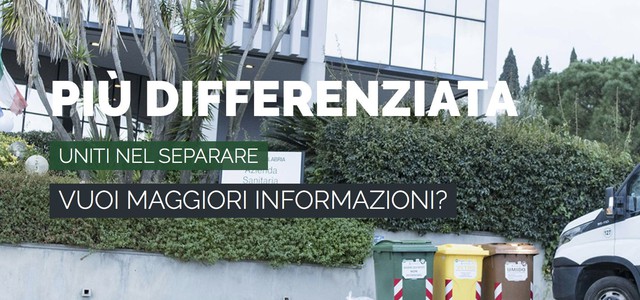 RACCOLTA DIFFERENZIATA, DOMENICA 5 AGOSTO 