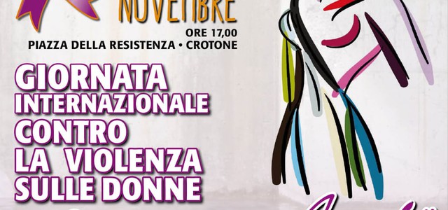 “Questo non è amore” - Le iniziative per la Giornata Internazionale per l’eliminazione della violenza contro le donne  a Crotone
