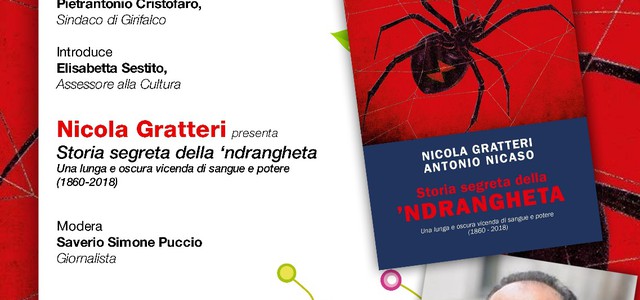 Girifalco, ultimo appuntamento della rassegna “Letture di Primavera” con Nicola Gratteri
