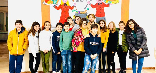 Girifalco, murales a scuola realizzato da Giuseppe Pavone