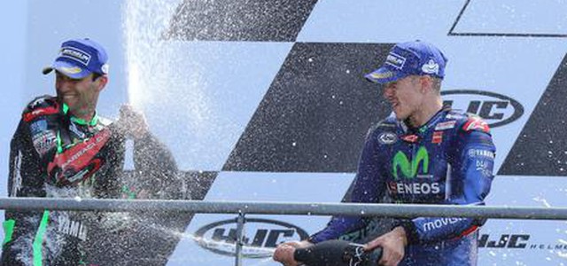 MotoGp in Francia: Rossi cade nel finale, vince Vinales