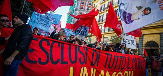A Roma corteo pro-migranti, sos infiltrati