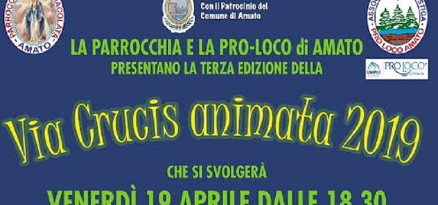 Ad Amato domani la terza edizione della Via Crucis