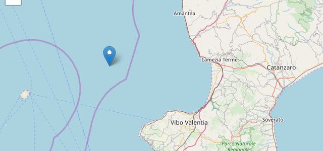 Flash - Terremoto, scossa di magnitudo 2.8 sulla costa tirrenica