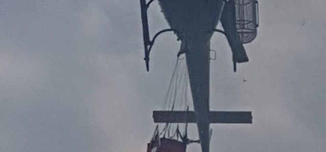 Incendio in via Barlaam da Seminara - chiusa la SS280