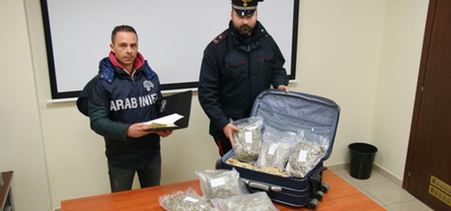 In auto con droga, arrestati padre e figlio