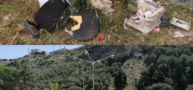 PULIZIE PARCHEGGIO MUSOFALO, BELLAVISTA E FUNICOLARE - Rinvenuti rifiuti ingombranti