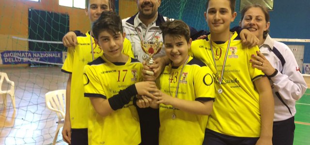 La School Volley Taurianova sul podio più alto  del campionato regionale  under 13 maschile 