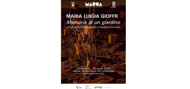Oggi inaugurazione della mostra "Memoria di un Giardino" di Maria Luigia Gioffré