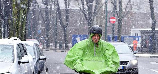 Maltempo sull'Italia, neve in Emilia e sul Centro Italia