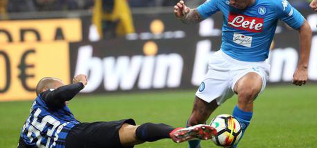 Inter Napoli 0-0, festival degli errori a San Siro e sorpasso Juve