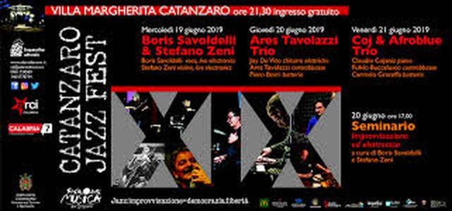 CATANZARO JAZZ FEST , PISANO: "GRANDE SUCCESSO DELLA MANIFESTAZIONE"