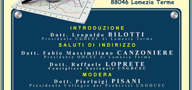 Evento formativo dell'Unione Giovani Dottori Commercialisti ed Esperti Contabili