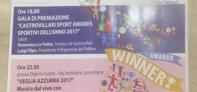 3° edizione dei "Castrovillari Sport Awards- Sportivi dell'anno 2017"