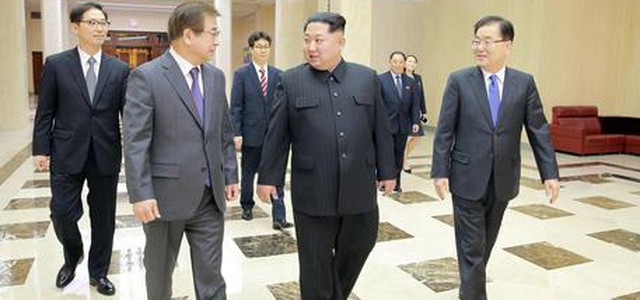 Coree: summit Kim-Moon a fine aprile