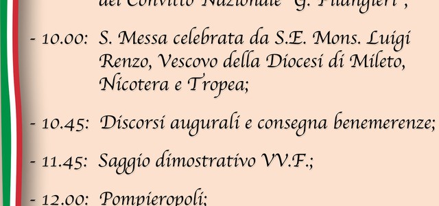 Santa Barbara, vigili del fuoco insieme a Vibo