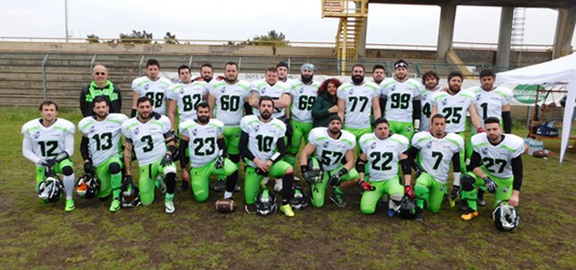 Football Americano, a Palermo largo successo dei Black Tide Catanzaro