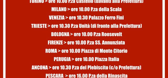 SETTORE CULTURA IN GINOCCHIO, VENERDI' LA MANIFESTAZIONE A COSENZA