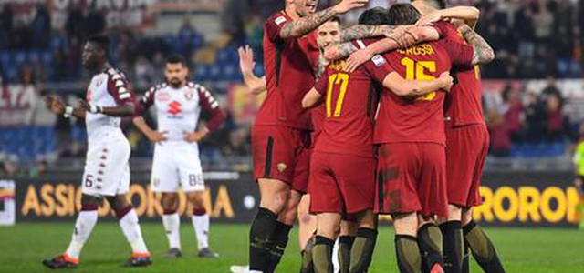 Serie A: Roma Torino 3-0, in gol Manolas, De Rossi e Pellegrini