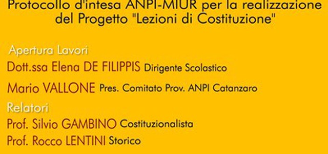 Convegno Anpi al Liceo Classico Galluppi