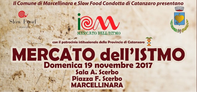 Mercato dell’Istmo promosso dal Comune di Marcellinara e dalla Condotta Slow Food di Catanzaro