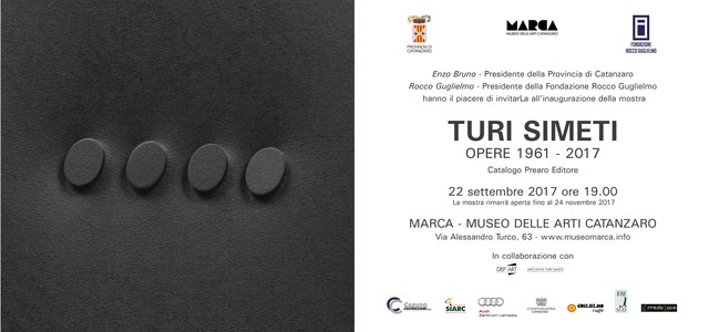 Al Marca l'antologica sulla carriera di Turi Simeti