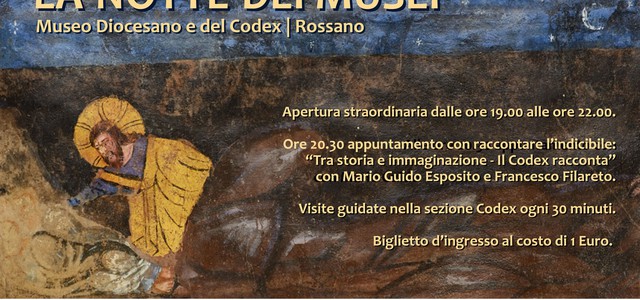 Notte dei Musei 2017 - Il Museo Diocesano e del Codex racconta l’indicibile