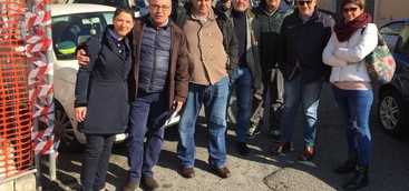 Sopralluogo della Commissione urbanistica ad un immobile pericolante nel centro storico