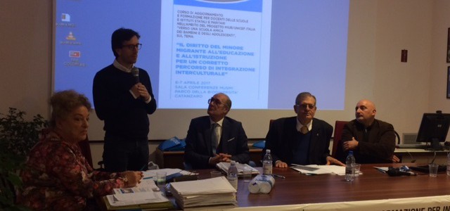 Il portavoce dell'Unicef Iacomini a Catanzaro