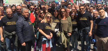 Il Circolo Almirante a Napoli per la manifestazione Fratelli d'Italia
