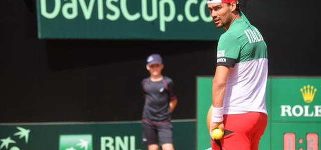 Davis: Fognini ko, Italia eliminata