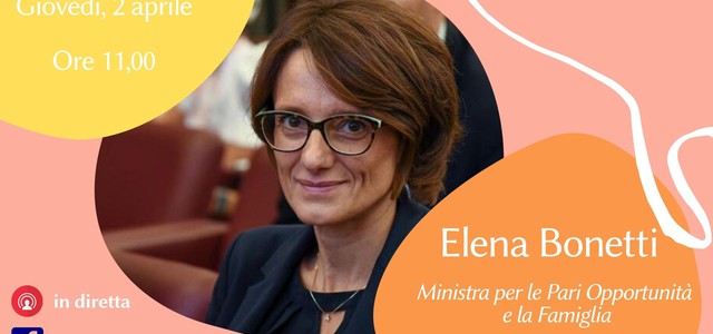 Domani dalle ore 11,00 il Ministro Bonetti in diretta Facebook per parlare alle famiglie