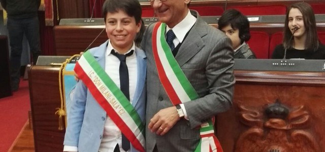 Abramo ha accolto il neo minisindaco dell'IC Don Milani-Sala