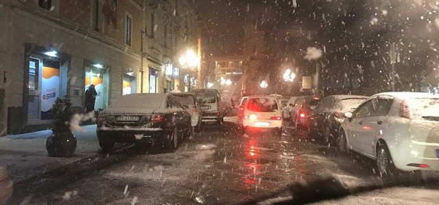 Nevica a Catanzaro (VIDEO)