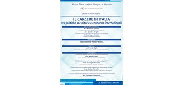 Convegno della Camera Penale di Catanzaro in programma il 10 gennaio