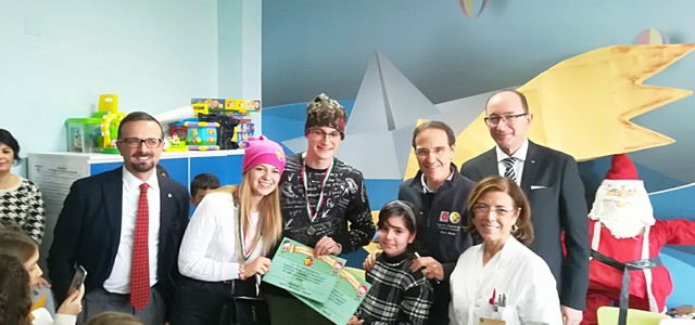 EMOZIONI IN EMATONCOLOGIA PEDIATRICA-La piccola Cristiana ha incontrato i suoi idoli, Ninna e Matti