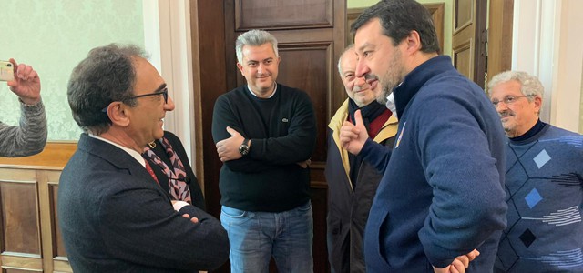 Salvini da Abramo: "Esportare in calabria il modello Catanzaro"
