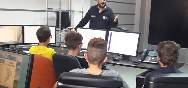 Visita degli studenti del "Maraziti" di Marcellinara al Centro Multirischi