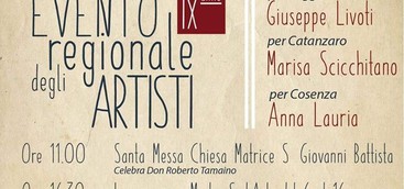 IX EVENTO REGIONALE DEGLI ARTISTI A SOVERIA MANNELLI 