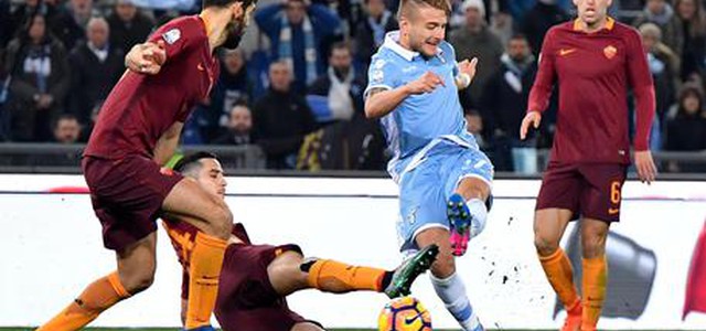 Coppa Italia, Lazio-Roma 2-0, segnano Milinkovic e Immobile