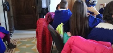 “CASTROVILLARI IN COMUNE. VISITA DEI RAGAZZI DEL PRIMO CIRCOLO DEL PLESSO DI VIA ROMA”  
