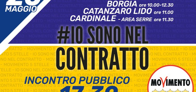 Soverato, Catanzaro e Preserre: i 5 Stelle presentano il Contratto per il Governo