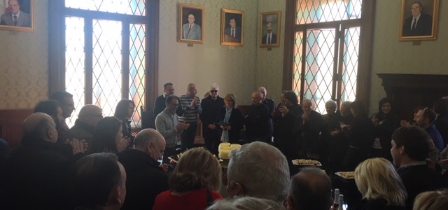Festa a Palazzo De Nobili per i 60 anni del sindaco Abramo
