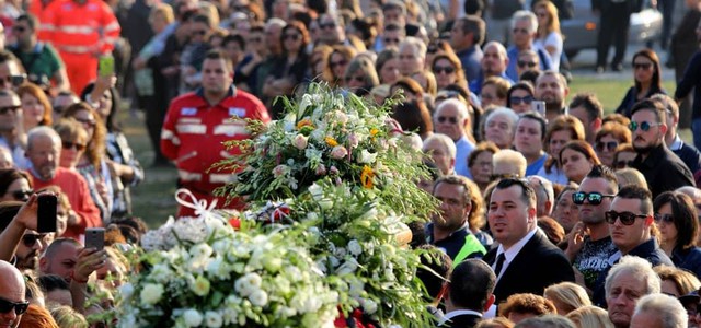 Tragedia San Pietro Lametino, il cordoglio del governo ai funerali delle vittime 