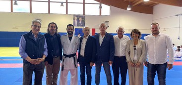 Il campione olimpico Luigi Busà accolto dalla “Fortitudo 1903”