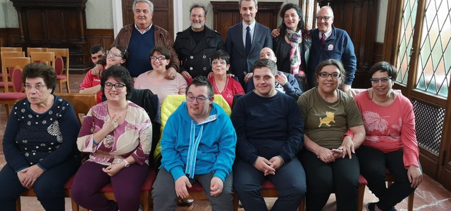 Cardamone ha accolto i ragazzi protagonisti di un corto promosso dall'Unitalsi di Catanzaro