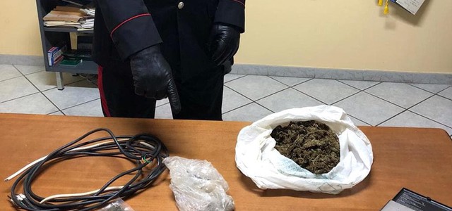 Allaccio abusivo, munizioni e droga: controlli a tappeto dei Carabinieri