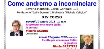 Gratteri all’Università d’Estate di Soveria Mannelli